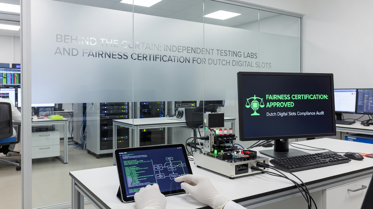 Onafhankelijke testlaboratoria die RNG-systemen controleren voor Nederlandse digitale slots