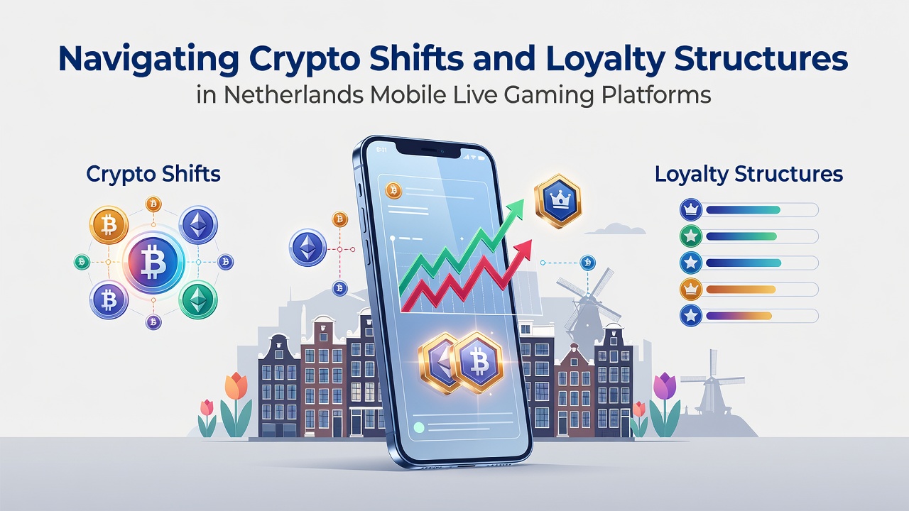 Overzicht van mobiele live gaming interfaces met crypto-opties in Nederland