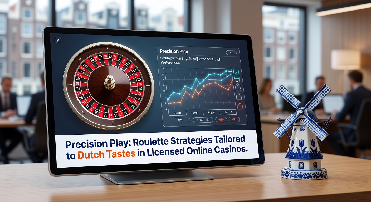 Speler analyseert roulette statistieken op een mobiel scherm in een Nederlands casino-omgeving