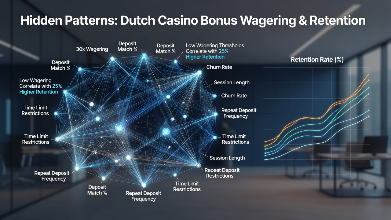 Visuele weergave van regionale retentiepatronen en bonusinzet in Nederlandse online casinos